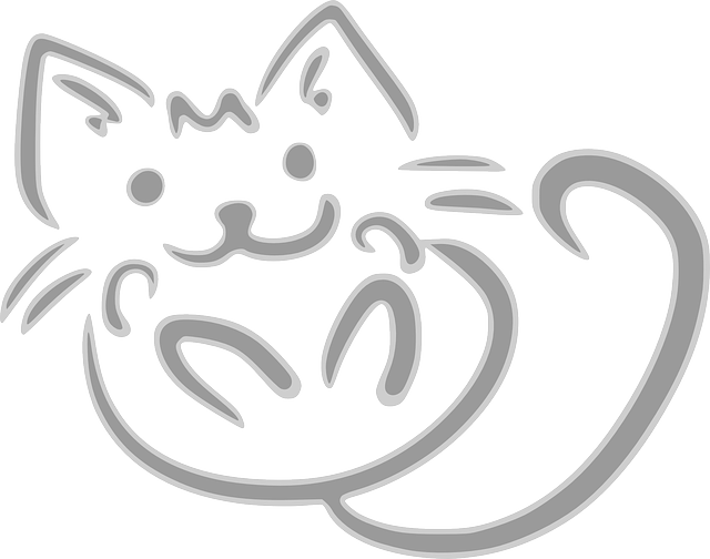 Glückliche Katze